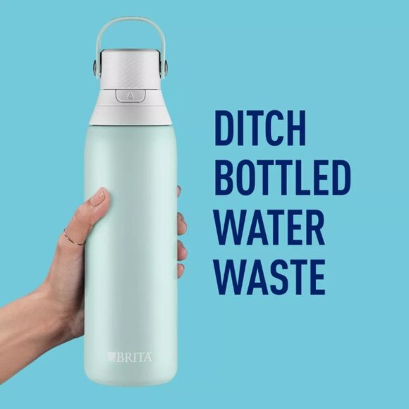 Brita 20oz Premium Double-Wall Stainless Steel Insulated Filtered Water Bottle - Picture 8 of 9